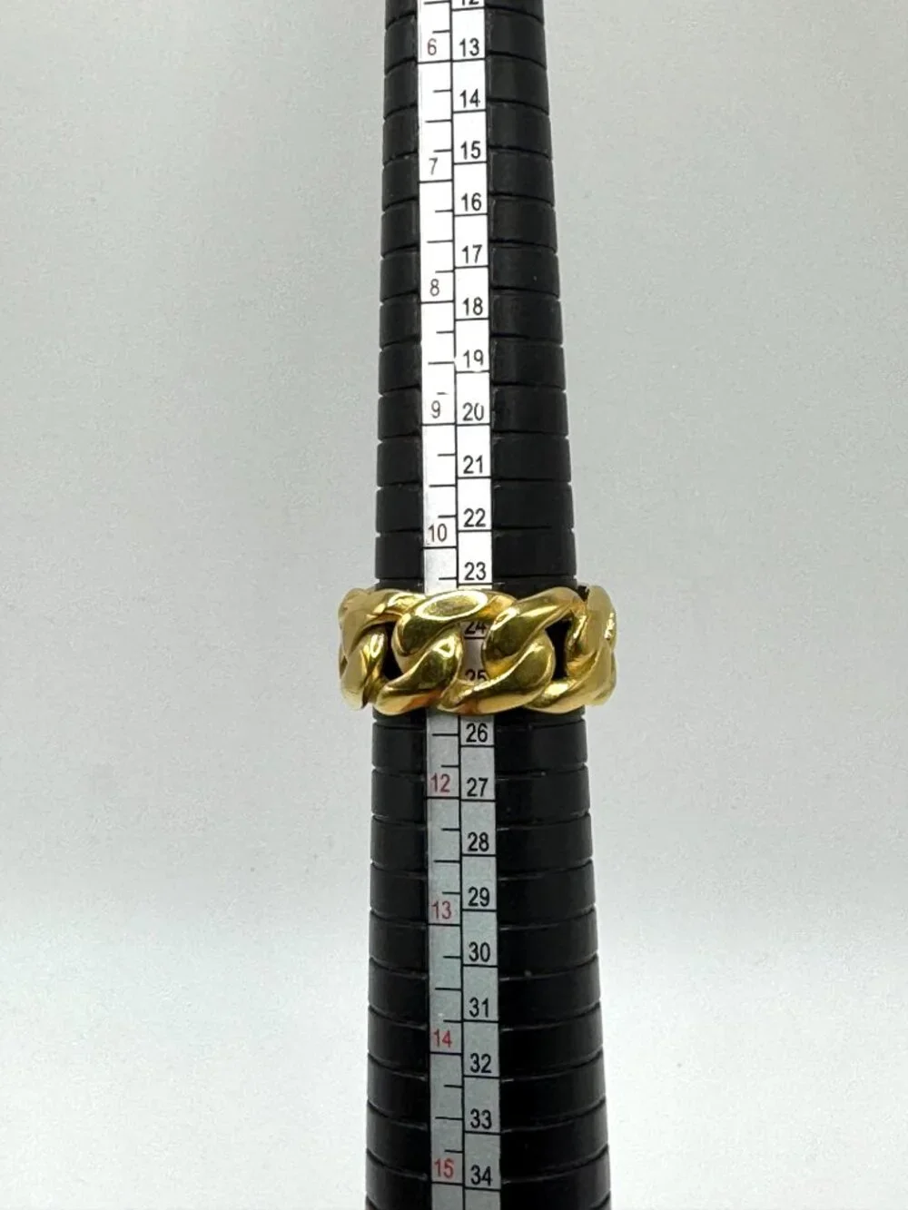 Bold Chunky Chain Band-Cuban Link Statement Ring-18K-Gold Plated-  NEW!✨